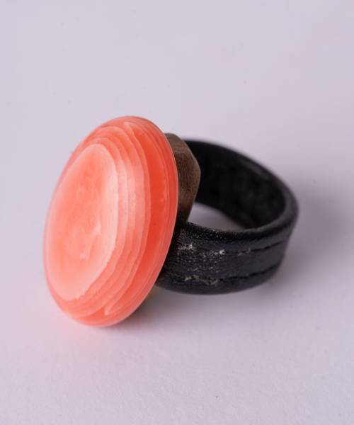 Ágata rosa piel negra