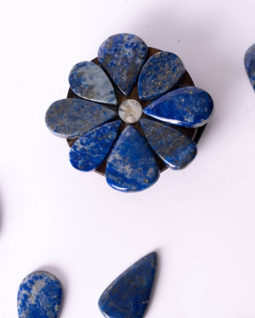 Broche lapislázuli